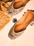 Floral Copper Jutti