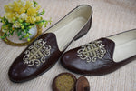 Dabka loafer shoe (Dark brown)