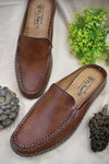 Brown Loafer shoes (Back Open)