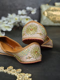 Gold Flower Jutti