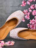 Baby Pink Beads Jutti