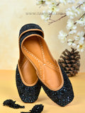 Hexagon Black Jutti
