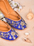 Floral Star Jutti (Blue)