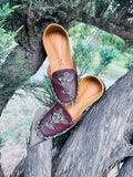 Embroidered Leather (Loafer) Boot