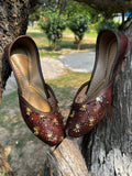 Brown Ghungroo Jutti