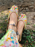 Floral   Embroidery Jutti