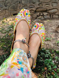 Floral   Embroidery Jutti