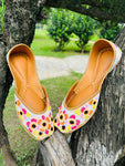 Multi flower Jutti
