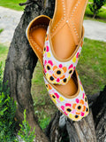Multi flower Jutti