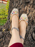 Multi Gold Jutti