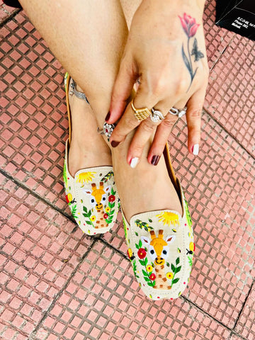 Giraffe loafer jutti