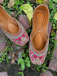 Traditional  Pink Gold Jutti