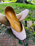 Baby Pink Beads Jutti