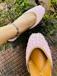 Baby Pink Beads Jutti