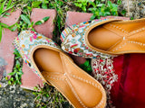 Multi Zardozi Jutti