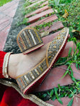 Antique Flower Jutti