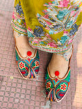 Multi Embroidered Khussa Jutti