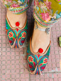 Multi Embroidered Khussa Jutti