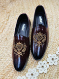 DABKA LEATHER SHOES (DARK COFFEE)
