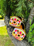 Multi flower Jutti