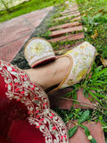 Gold Flower Jutti