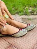 Anklet Zari jutti