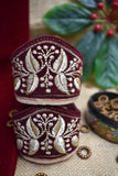 Zari Velvet (Maroon)