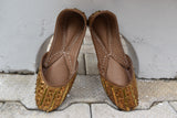 Gold Mukaish Jutti
