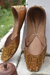 Gold Mukaish Jutti