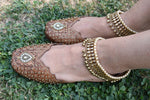 Brown Broach Jutti