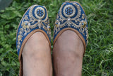 Peacock Green Jutti